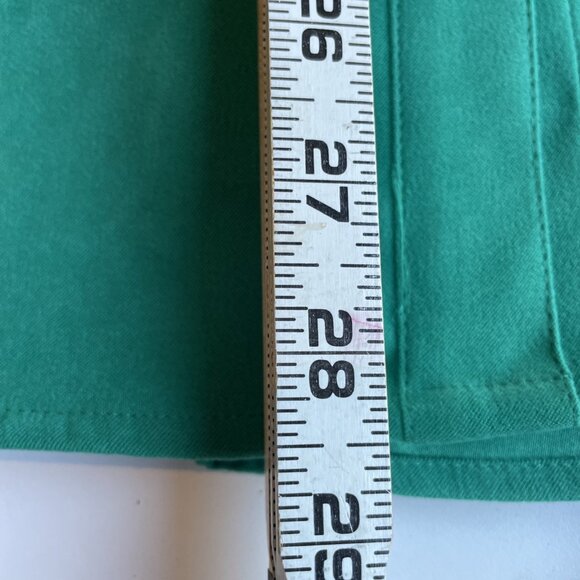 VTG 90s Sag Harbor Women's Shirt Shacket Size 18 Kelly Green Brushed Twill NWT - Picture 12 of 12